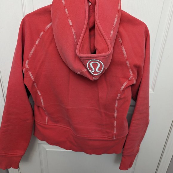 Lululemon Vintage Scuba Hoodie Women size 8 Pink - Picture 3 of 10